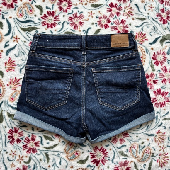 AE Distressed High Rise Shortie - Picture 2 of 5
